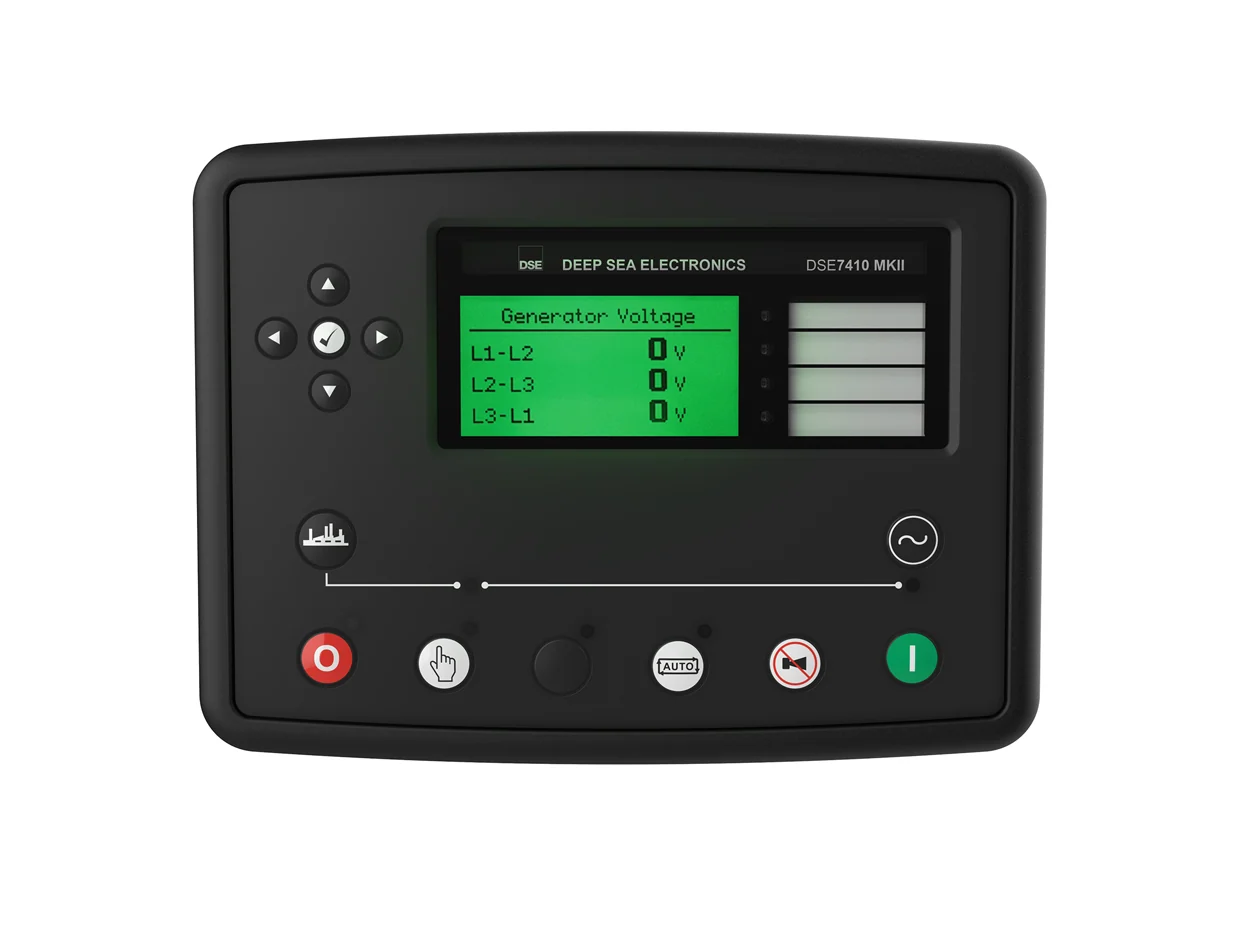 DSE7410 MKII — Controladores de Partida Manual e Automática da linha DSE GENSET