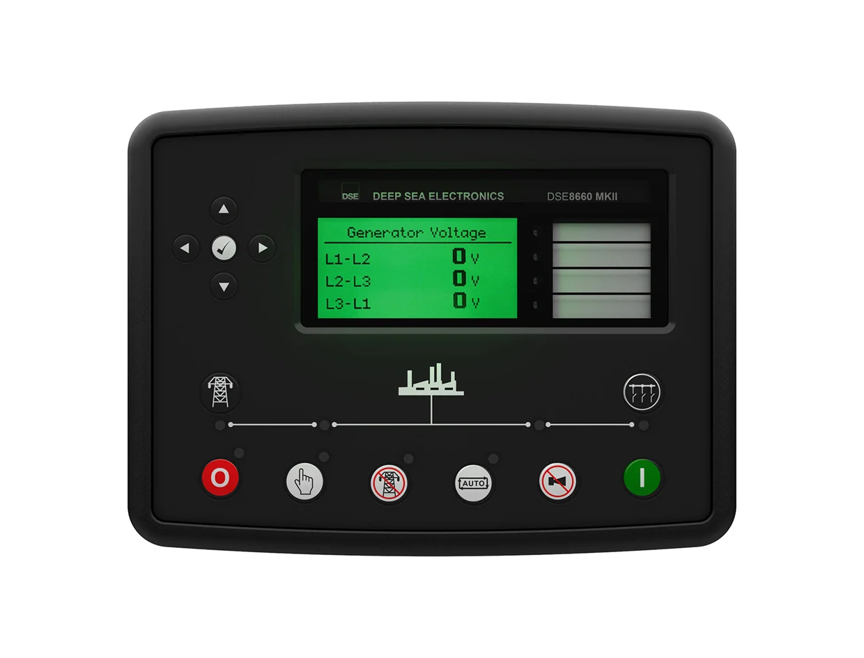 DSE8660 MKII — Divisão de Carga e Sincronismo da linha DSE GENSET