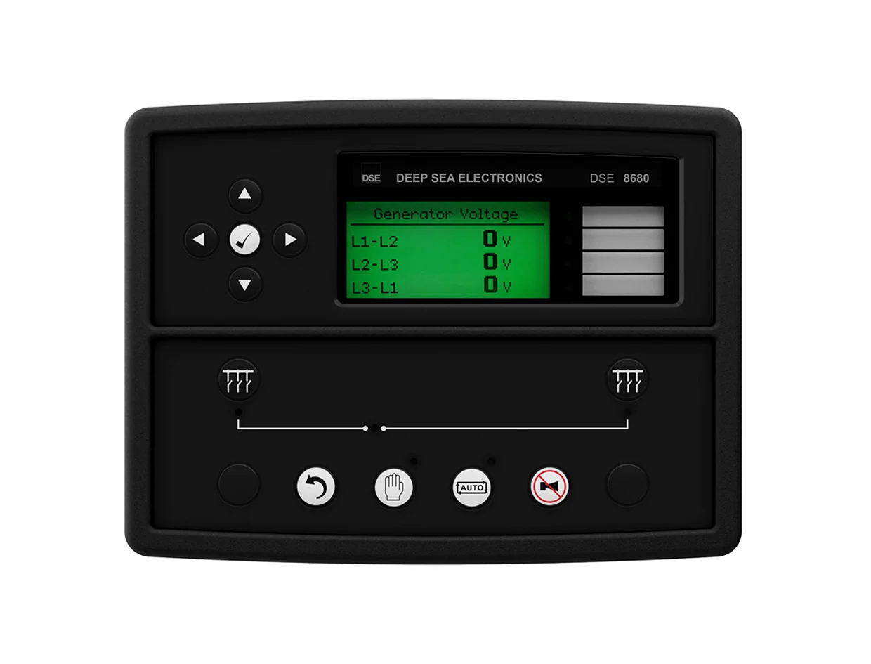 DSE8680 — Divisão de Carga e Sincronismo da linha DSE GENSET