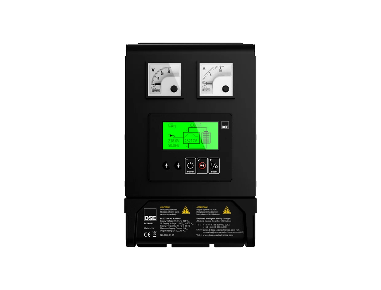 BC2410Ei — Carregadores Inteligentes com Invólucro da linha DSE POWER