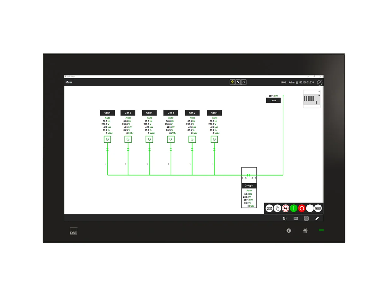 DSEG8015 — Controladores Avançados de Paralelismo da linha DSE GENSET