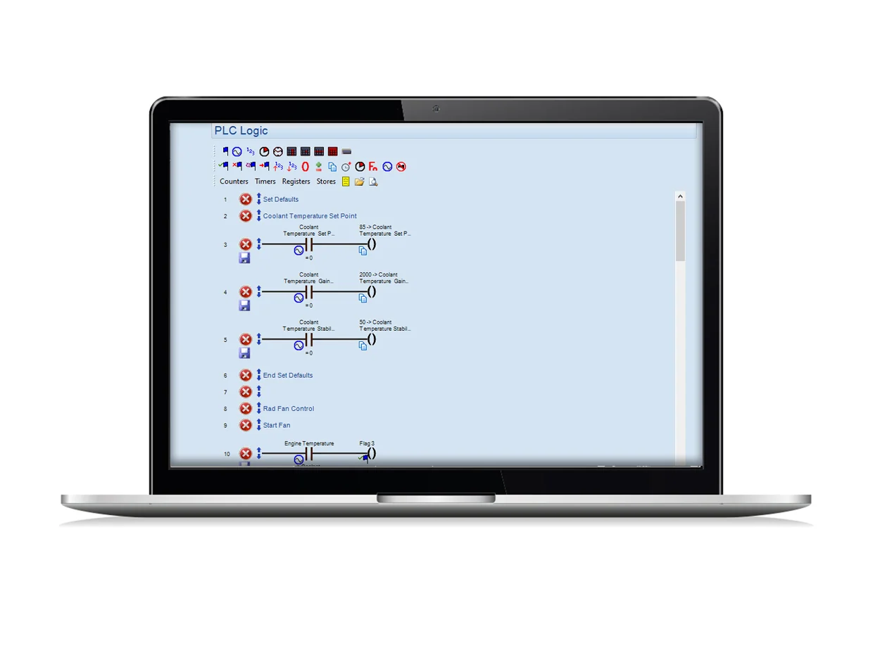 Standard PLC Editor — Softwares de Edição PLC da linha DSE GENSET